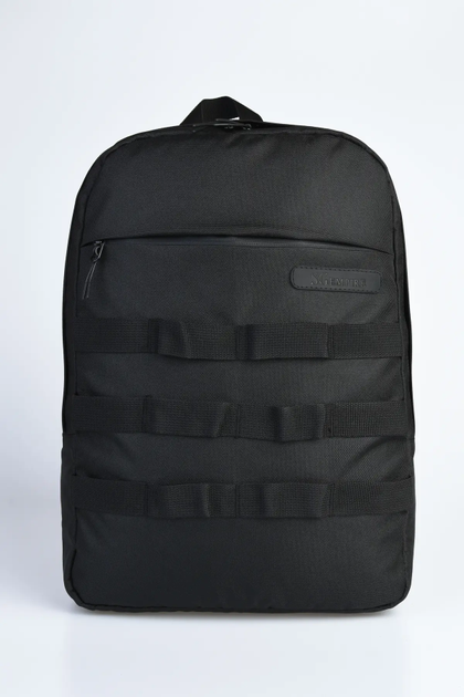Рюкзак тактический объем 13 литров, с отделом для ноутбука до 15,6", тактичний рюкзак, Bounce ar. TR-V-02, черный - изображение 2