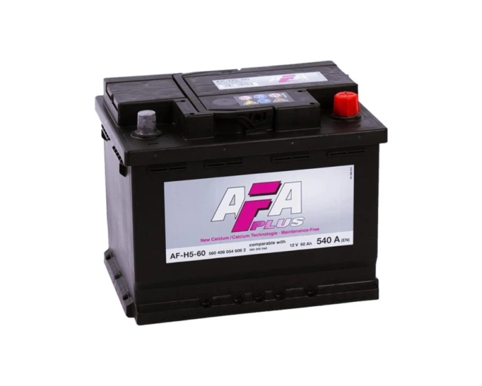 Автомобильный аккумулятор Afa 60Ah 540EN (-/+) (560 409 054) - изображение 1