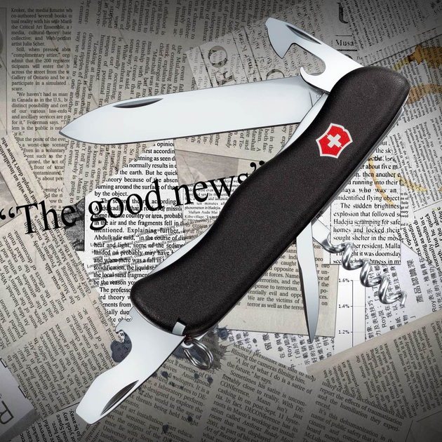 Багатофункціональний Ніж Victorinox 0.8353.3 Nomad Black - зображення 1