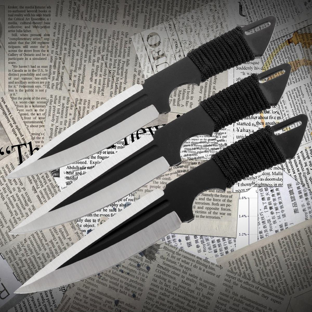 Метальні Ножі Yf 130 (Набір 3 Шт) - зображення 1