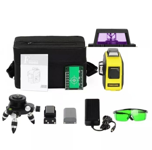 Лазерный уровень Firecore F93T XG максимальная комплектация 3D green ...
