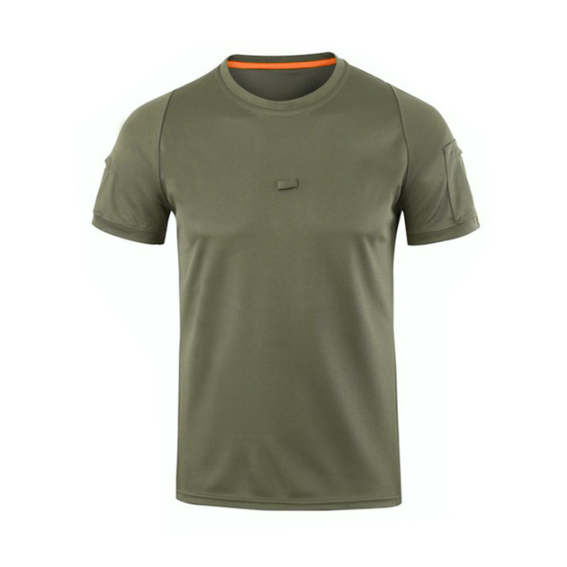 Тактична футболка-поло Lesko A825 Green розмір S з коротким рукавом для чоловіків армійська - зображення 1