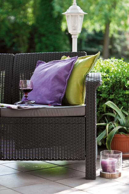 Софа Allibert Corfu Love Seat Max Коричнева (8711245158297) - зображення 3