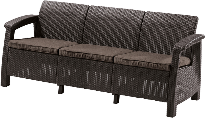 Софа Allibert Corfu Love Seat Max Коричнева (8711245158297) - зображення 2