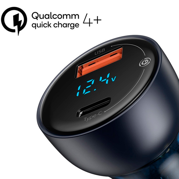 Автомобильное зарядное устройство Baseus Particular PD 3.0+QC 4+ USB ...