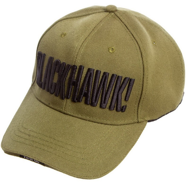 Тактична чоловіча бейсболка кепка класична літня з бавовни для походів або повсякденного носіння Blackhawk Оливковий АН6213 One size - зображення 1