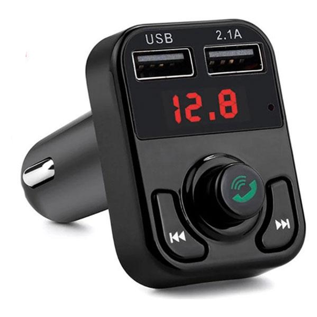 Авто FM модулятор Carg B3 Bluetooth + 2 USB 2.1A + microSD 3 в 1, трансмиттер для авто (CGB3) - изображение 1