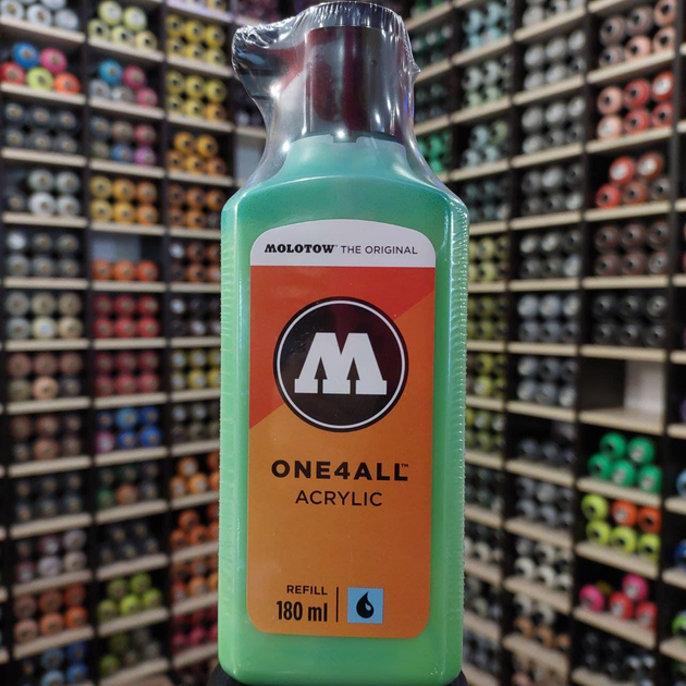 Заправка для маркеров Molotow ONE4ALL Acrylic KACAO77 Universes Green ...