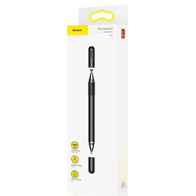 Ручка-стилус для письма и рисования Baseus Golden Cudgel Capacitive Stylus Pen Black (ACPCL-01) - изображение 7