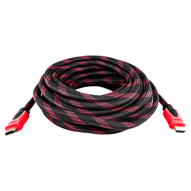 Современный Кабель HDMI-HDMI (V1.4) 10M Медь с нейлоновой оплеткой ...
