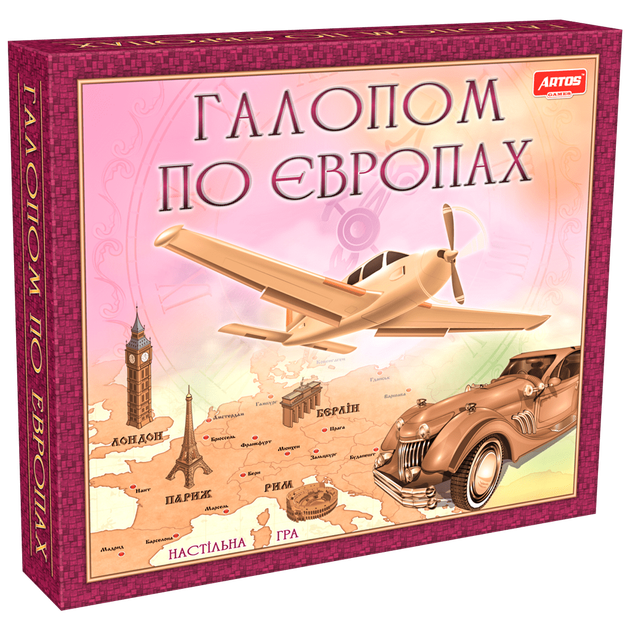 Галопом по Європах Artos Games Настільна грa - Фото 1 Галопом по Європах Artos Games Настільна грa - изображение 1