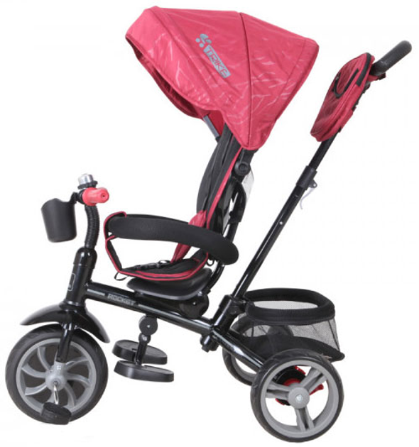 Велосипед трехколесный Lorelli Rocket Черно-красный (Rocket black/red ...