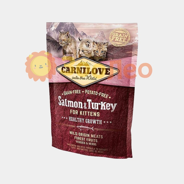 Сухой корм для котят Carnilove Cat Salmon & Turkey Kitten 400 г (лосось ...