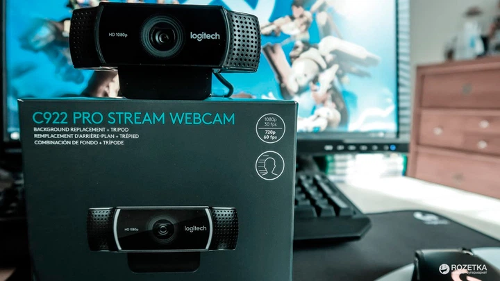 Kamera internetowa Logitech HD C922 Pro Stream EMEA (960-001088) - obraz 4