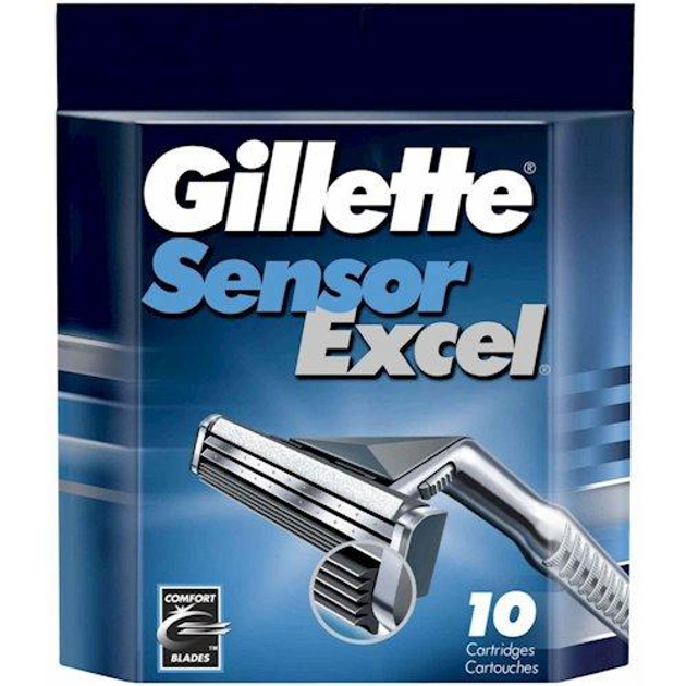 Сменные кассеты для бритья Gillette Sensor Excel 10 шт от продавца ...