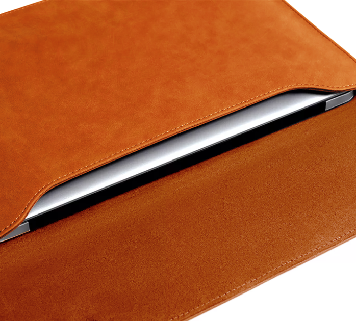 Чехол-конверт Fruct DeerSkin для ноутбука 13-13.9" Замшевый Коричневый - изображение 3
