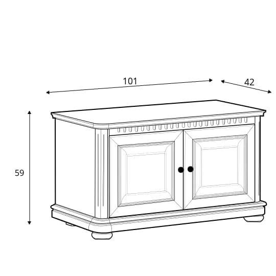 Тумба для взуття Lorenz Latzke 101x59x42 (LOR_SFB) 074286 - зображення 2