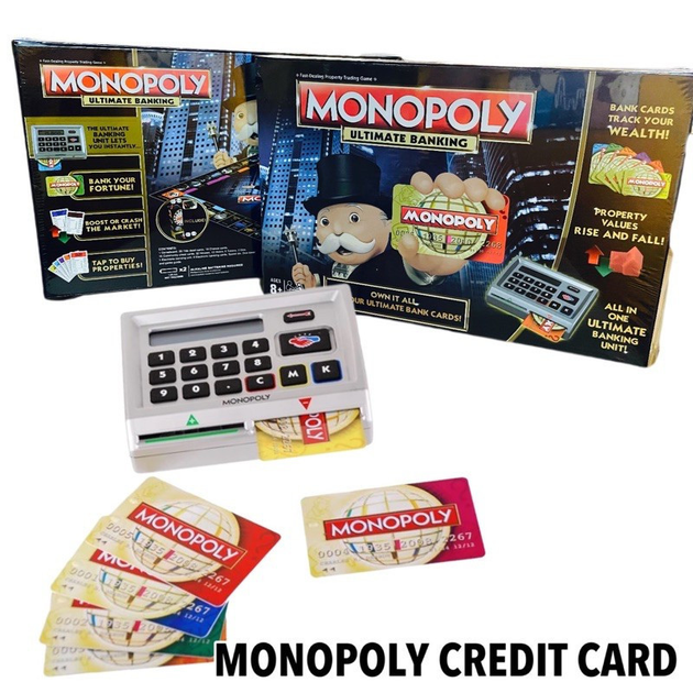 Настольная игра "Монополия" с терминалом и банковскими картами 7404 ...