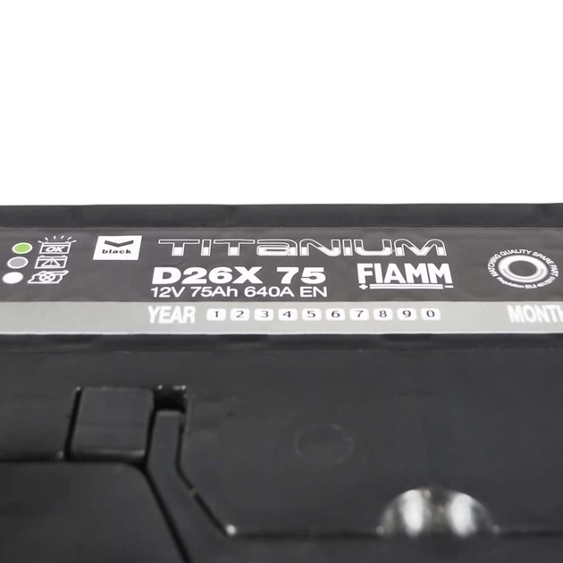 Автомобильный аккумулятор FIAMM Titanium Black Asia 75Аh 640А L+ (левый ...