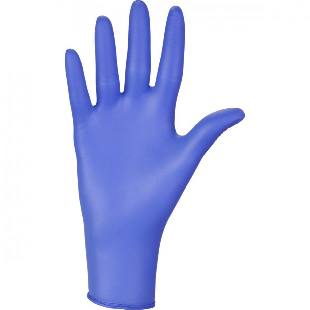 Перчатки нитриловые XL синие Mercator Nitrylex Basic неопудренные 100 шт - изображение 2