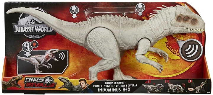 Динозавр Индоминус Рекс Огни и Звуки 59 см Jurassic World