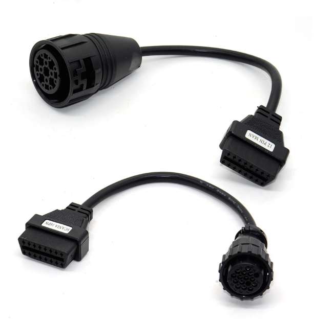 Комплект диагностических переходников для грузовых авто OBD2 (Autocom CDP, Delphi) 8 шт - изображение 7