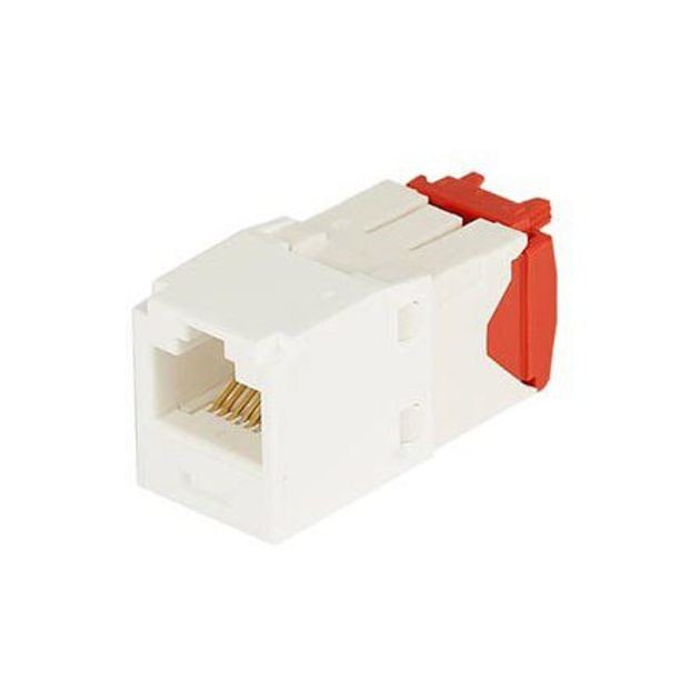 Модуль Panduit Keystone RJ45, UTP, cat.5e, белый, CJ5E88TGAW