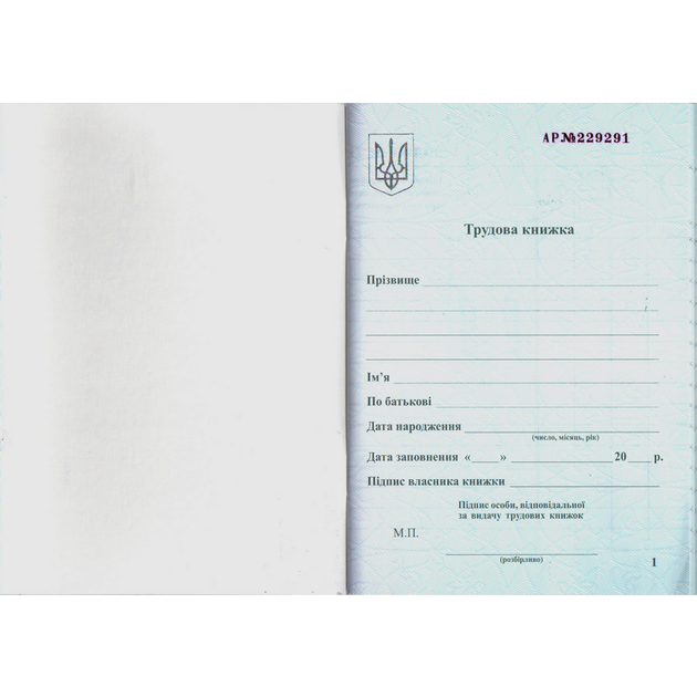 Трудовая книжка - ROZETKA | Купить недорого в Украине: цена, продажа