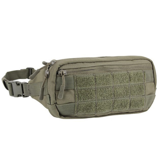 Тактична Сумка на Пояс Mil-Tec Fanny Pack Molle 235 х 60 х 120 мм Олива (13512501) - зображення 1