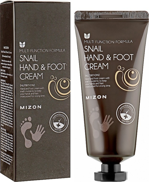 Крем для рук и ног с муцином улитки Mizon Snail Hand And Foot Cream 100 ...
