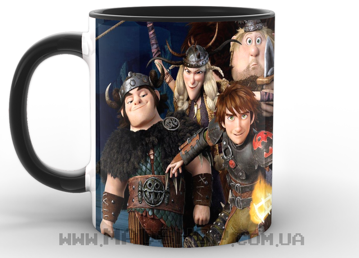 Кружка Как приручить дракона герои&nbsp;How to train your dragon&nbsp;&nbsp;HD.02.06 - изображение 4