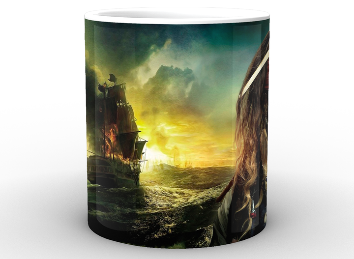 Кухоль GeekLand білий Pirates of the Caribbean Пірати Карибського моря джек горобець PC.02.018 ( 13825 ) - изображение 2