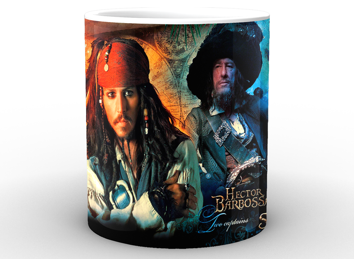 Кухоль GeekLand білий Pirates of the Caribbean Пірати Карибського моря джек і гектор PC.02.003 ( 21461 ) - изображение 2
