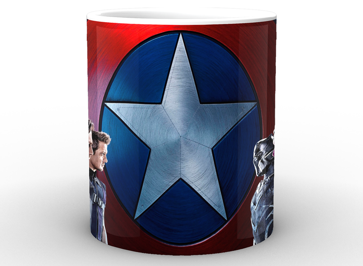 Кружка GeekLand белая Captain America Капитан Америка команда CA.02.058 - Фото 2 Кружка GeekLand белая Captain America Капитан Америка команда CA.02.058 - изображение 2