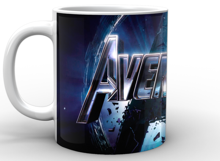 Кружка GeekLand біла Avengers Месники лого AG.02.017 - Фото 3 Кружка GeekLand біла Avengers Месники лого AG.02.017 - зображення 3
