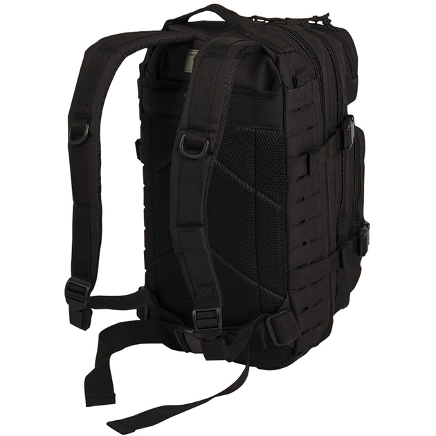 Рюкзак тактический Mil-Tec US Assault Pack SM Laser Cut 20 л Black - изображение 2