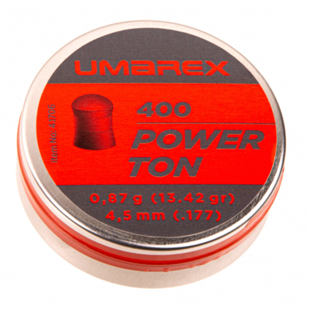 Пульки Umarex Power Ton 0,87 г 400 шт (4.1706) - изображение 1