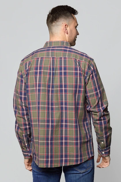 Рубашка Wrangler LS 1Pocket Shirt Regular Fit (W5A14MX45) Зеленый M-00 - Фото 3 Рубашка Wrangler LS 1Pocket Shirt Regular Fit (W5A14MX45) Зеленый M-00 - изображение 3