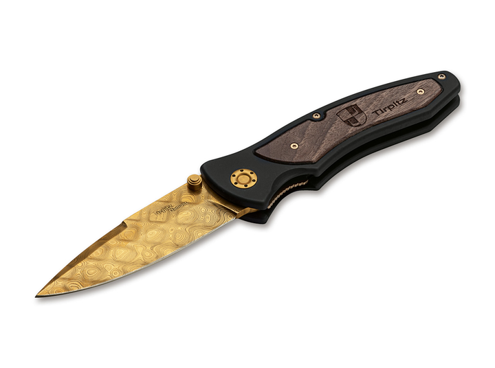 Карманный нож Boker Tirpitz Damascus Gold (2373.08.45) - изображение 1