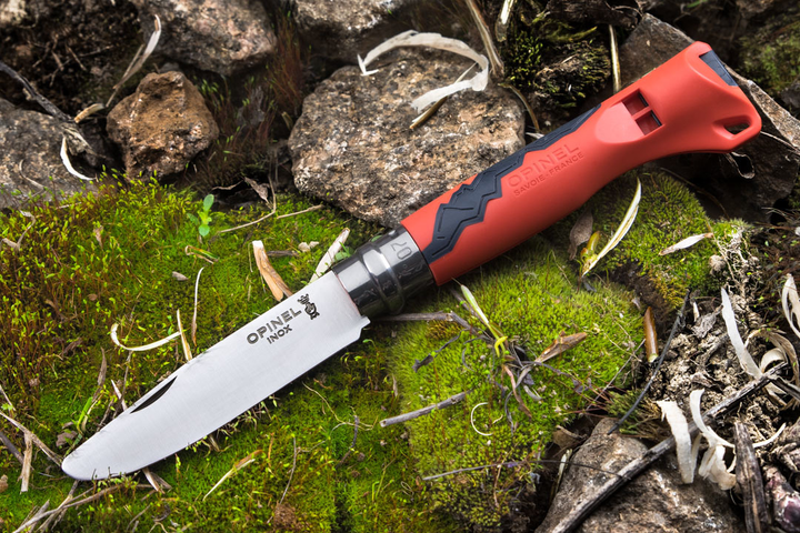 Карманный нож Opinel №7 Junior Outdoor красный (204.63.57) - изображение 2