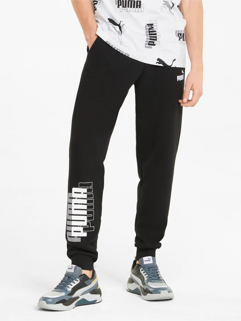 Puma big logo outlet sweatpants