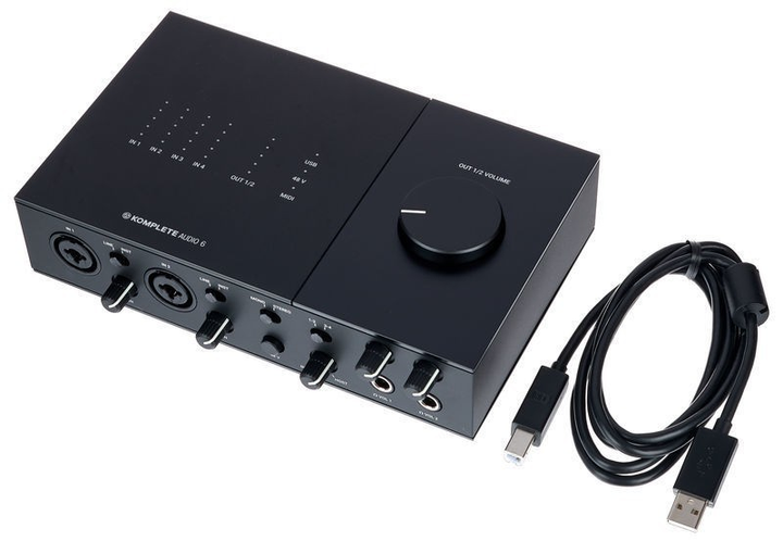 Native Instruments Komplete Audio6 本体 KOMPLETE AUDIO 6 — долгожитель в линейке интерфейсов Native