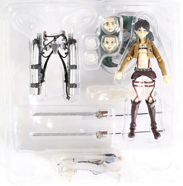 Колекційна фігурка Ерен Джегер Атака на титанів Figma ABC Attack on Titan 14 cm - зображення 4