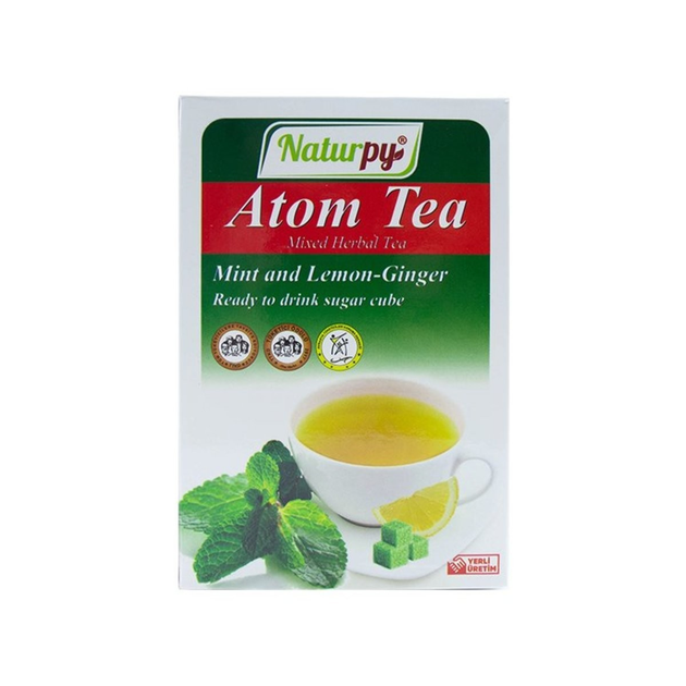 Чай травяной с лимоном и имбирём Atom Tea Naturpy 135 г от продавца ...