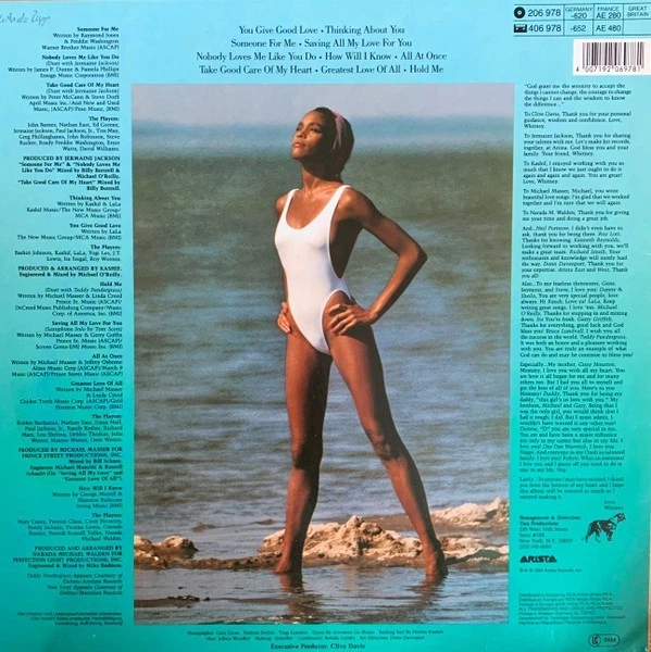 WHITNEY HOUSTON ４点 WHITNEY HOUSTON – Whitney Houston (LP, оригинал, б/у, Germany