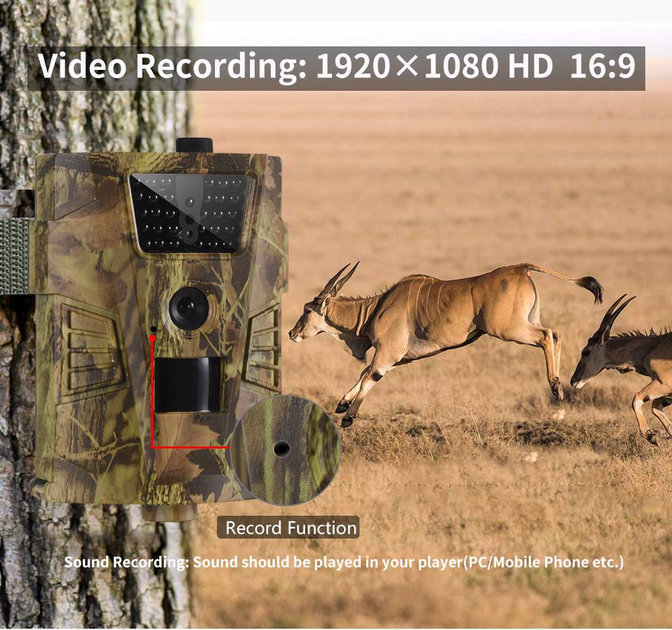 Фотоловушка HT001B (12Mp, 850nm) (860) - изображение 7