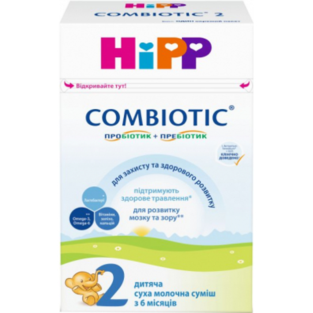 Детская смесь HiPP молочная Combiotic 2+6 мес. 500 г (9062300138761) - изображение 2