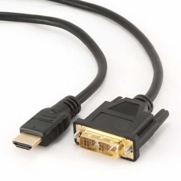Кабель Cablexpert HDMI - DVI-D (Single-Link, 18+1pin) 3.0m (CC-HDMI-DVI ...