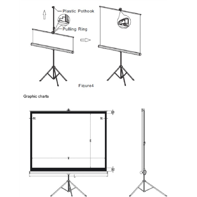 Экран 3V084MTV(4:3,84)Matte White - изображение 7
