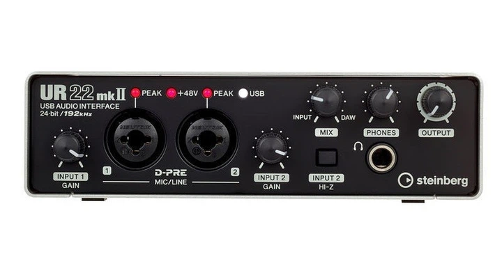 Аудиоинтерфейс / звуковая карта Steinberg UR22 MK2 – фото, отзывы